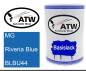 Preview: MG, Riveria Blue, BLBU44: 500ml Lackdose, von ATW Autoteile West.